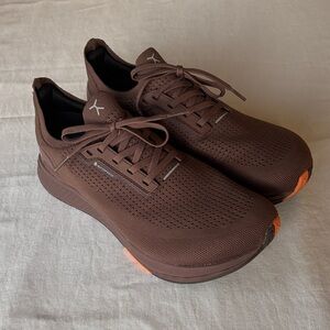 Flux Adapt Runner Waterproof Men's Athletic Shoes in Cocoa with Wide Toe Box